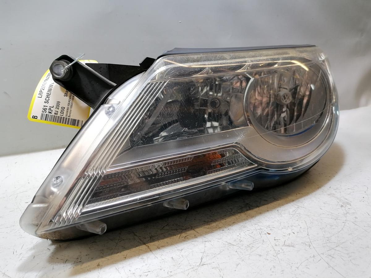 VW Tiguan 1 5N original Scheinwerfer vorn links Halogen Bj.2009